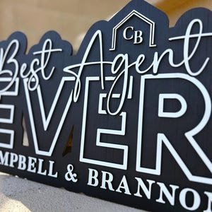 Best Agent Ever Title Company Marketing Sign, Closing Day Social Media ...