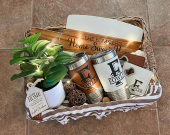 Housewarming Realtor Closing Gift Basket Gift Basket for New Home Owner, Realtor Closing Gift Basket, Newlywed and Bridal Shower Gift Idea