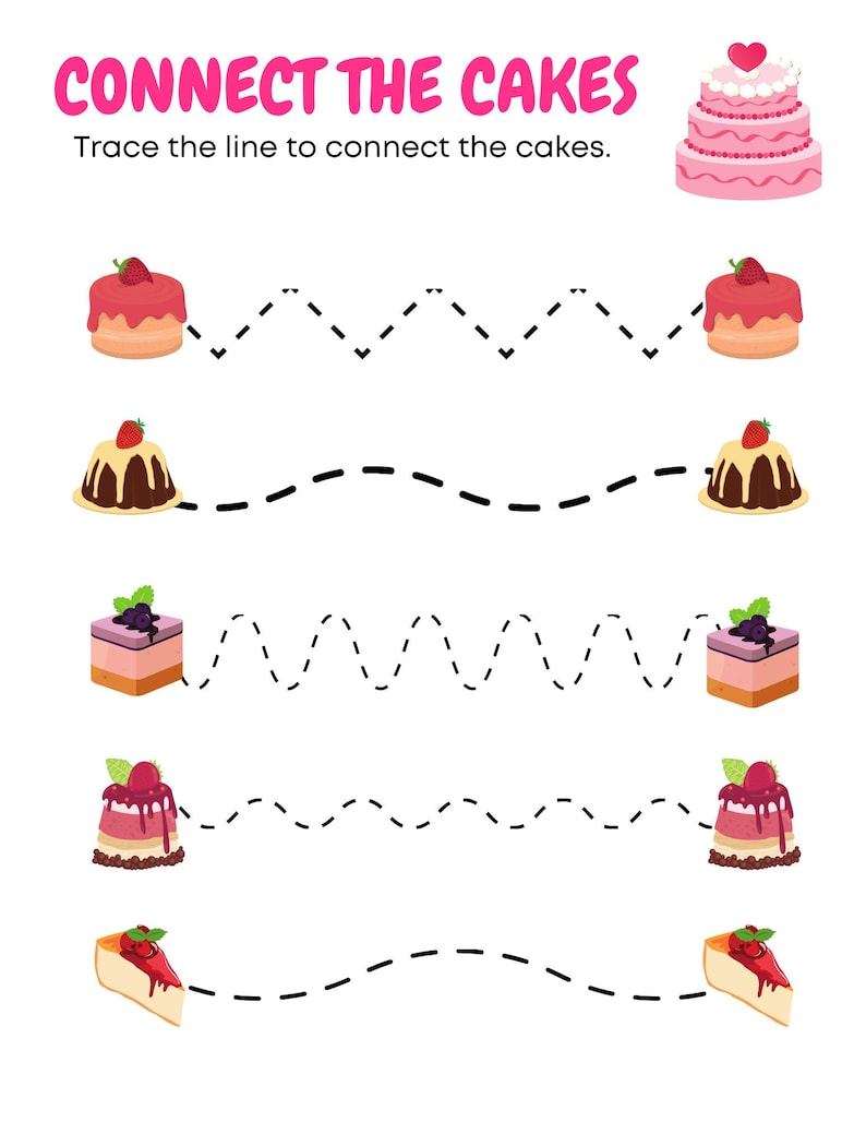 Cake Tracing Practice - Etsy