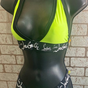 Exotic Dance wear 2Piece Lime Green