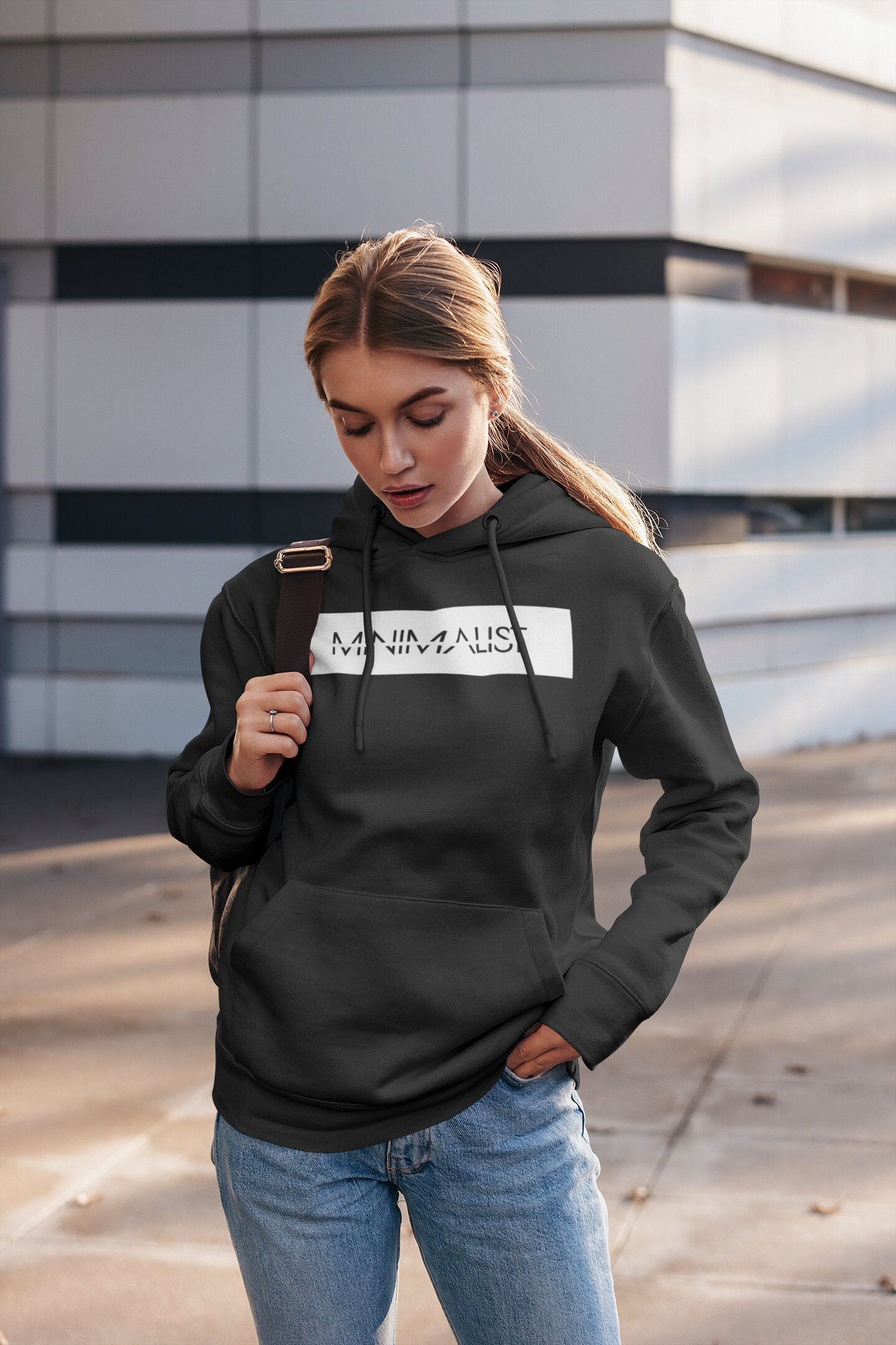 Trendy Minimalist Hoodie Cool Simple Hoodies Fashionable Etsy UK