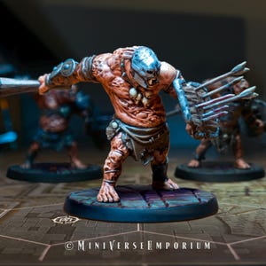 3 x ogre miniatuurmonsterset, ogres, trollen, trollen, orks, orks, ondoden