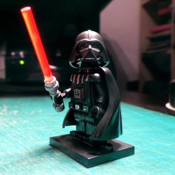 Darth Vader Lego Minifigure | Etsy