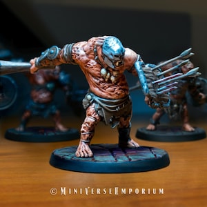 3 x Ogre Miniature Monster Set, Ogres, Troll, Trolls, Orc, Orcs, Undead