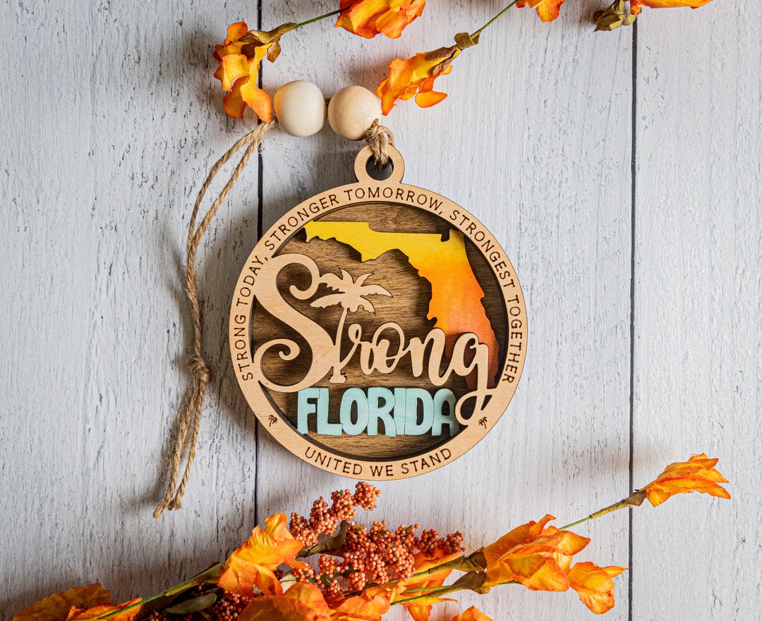 Florida's Ornament, Florida Christmas Ornament, Hurricane Ian Ornament