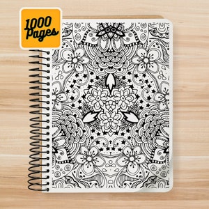 1000 Adult Mandala Coloring Pages - V1