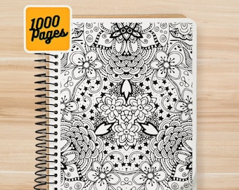 1000 Adult Mandala Coloring Pages - V1