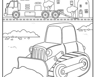 VEHICLES Colour by Number: Coloring Book for Kids Ages 4-8: Cars, Trucks,  Planes and more: Power, M.: 9798544344797: : Books