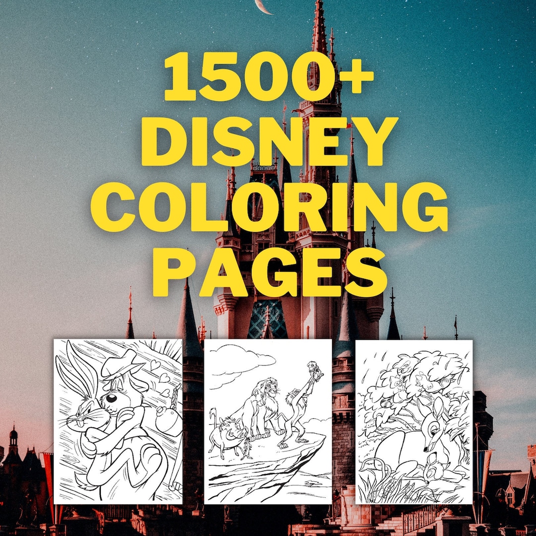 1500+ Adult/kids Coloring Pages - Etsy