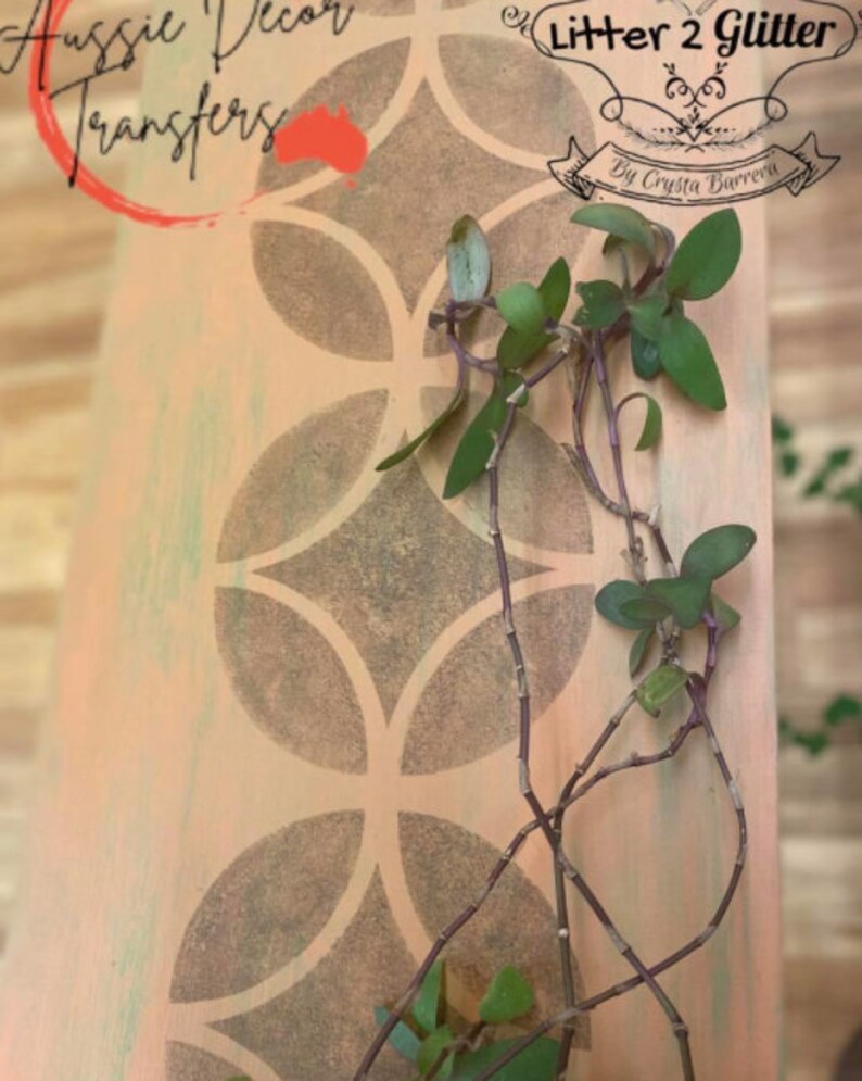 Circles Extra Large Furniture Stencil Etsy