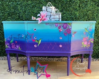 Fabulous Fuschia 2 - Rub on Transfer Furniture Decal