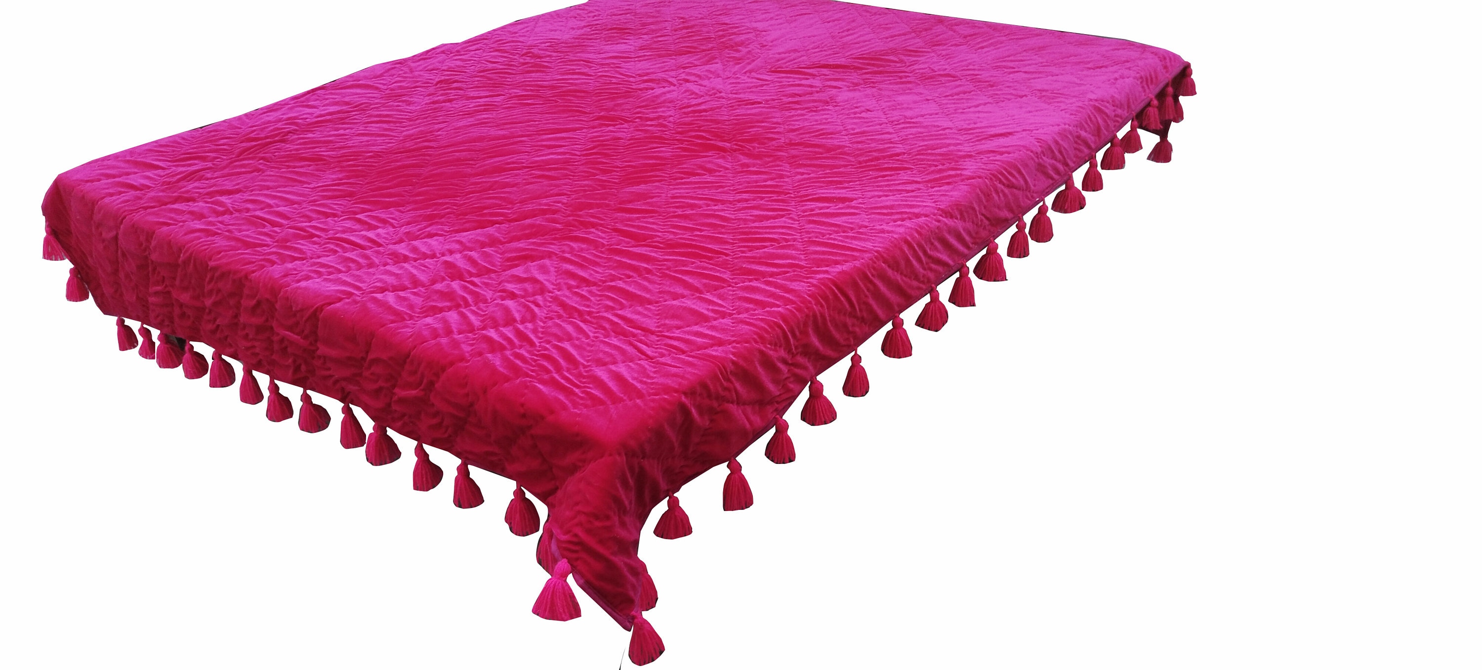 Cerise pink bed throw new arrivals