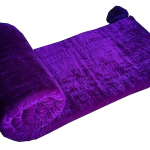 Vibrant Purple Velvet Luxury Quilt Back Side Velvet quilt Double Velvet quilt Luxury  Comforter Quilt King Quilt Velvet Quilt Christmas Gift