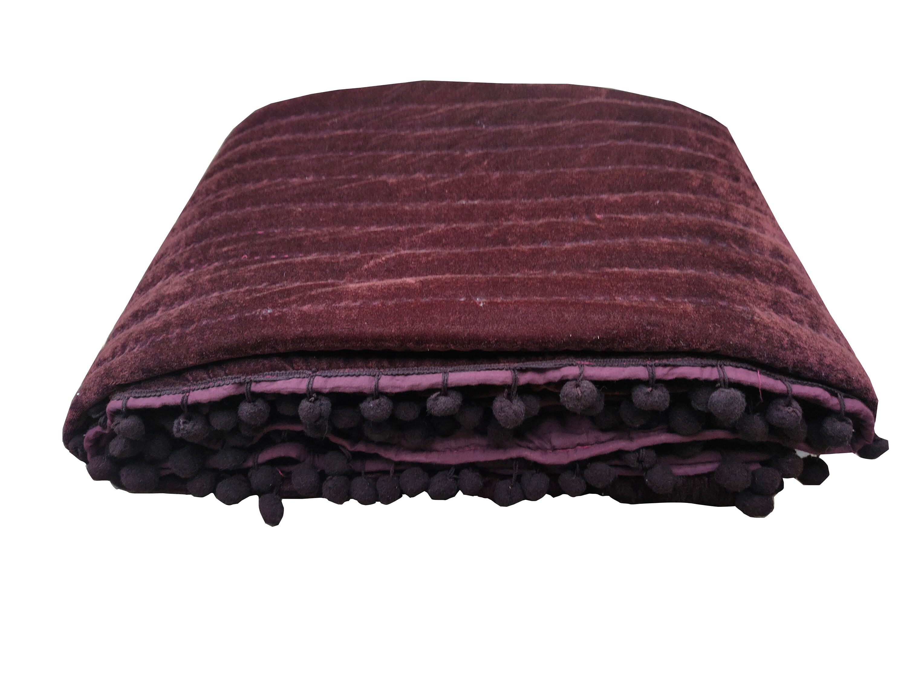 Couette En velours Brun,
