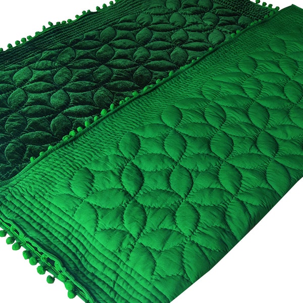 Emerald Green Comforter Set Etsy