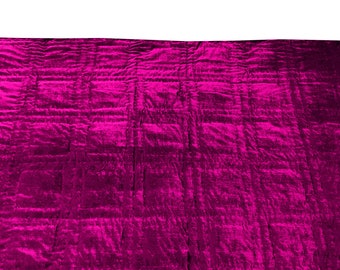 Wine Purple Velvet Luxury Quilt Back Side Velvet quilt Double Velvet quilt Luxury  Comforter Quilt King Quilt Velvet Quilt Christmas Gift