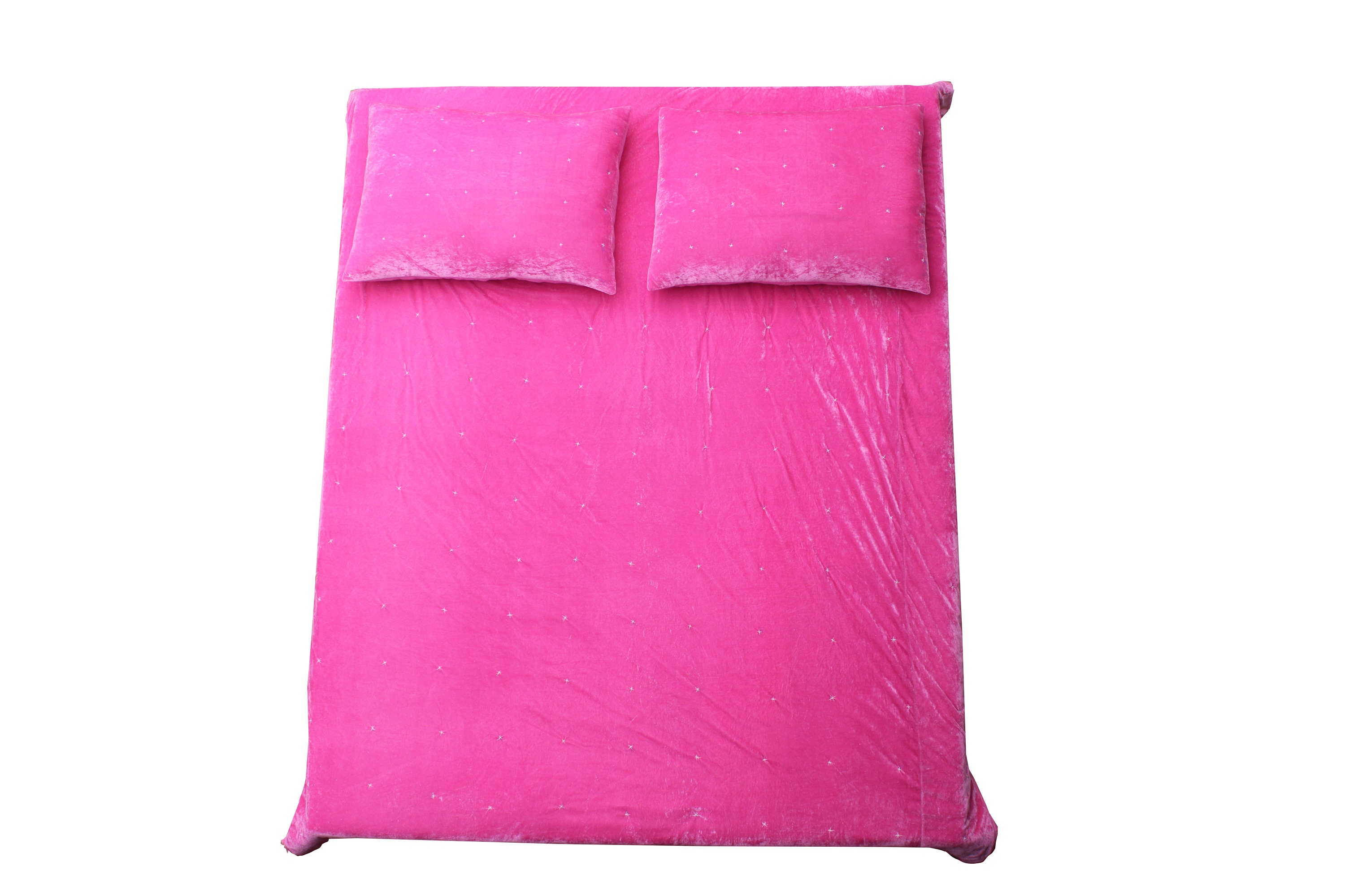 Baby Pink Velvet Quilt Velvet Blanket Quilt Throw Baby Pink Etsy UK