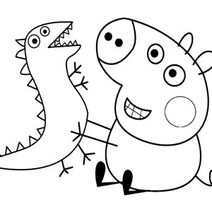 40 páginas para colorear de Peppa Pig
