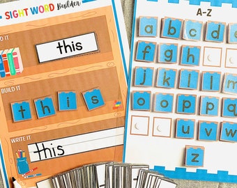 Sight Words Printable Activity, Kindergarten Sight Words, Fry's First 100 Sight Words, Learn To Read, Homeschool Reading Printable