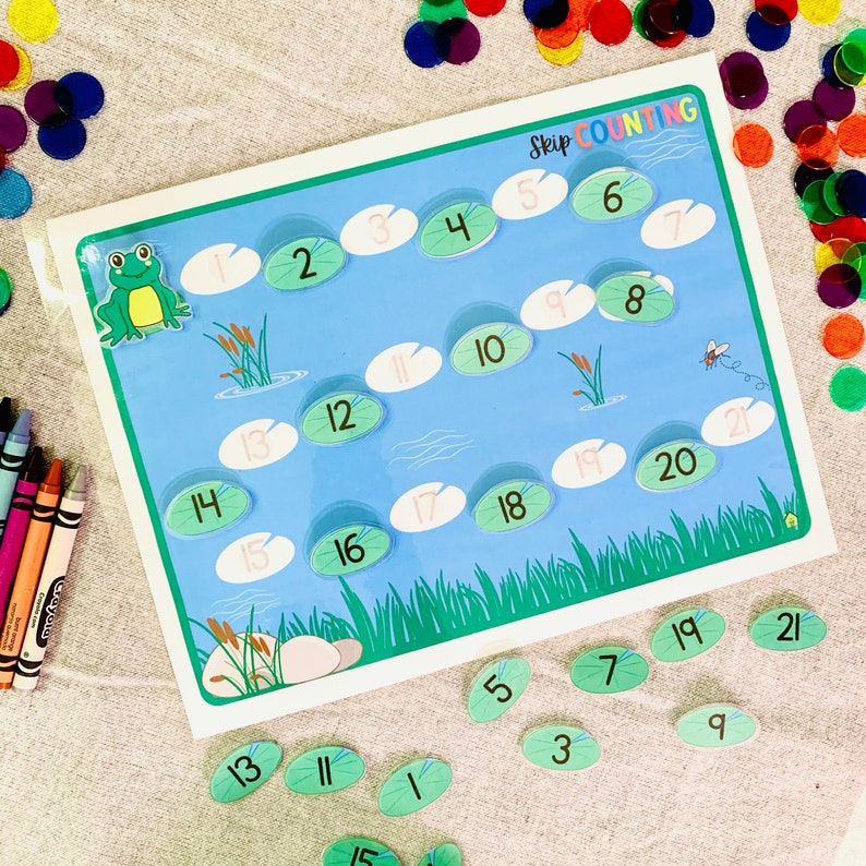 Skip Counting Activity Printable Count By 2s Count By 3s Etsy