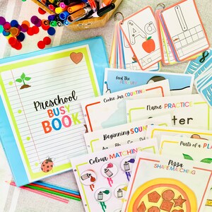 Preschool Busy Book, Preschool Curriculum, Preschool Activities, Busy Book Printables, Homeschool Activities, Preschool Learning Bundle