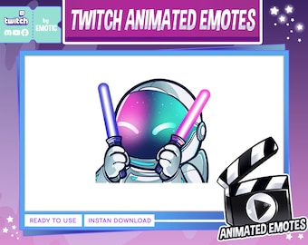 animated emote | astronaut twitch emote | astronaut | spaceman emote | spaceman animated emote | astronaut animated emote | space | stream