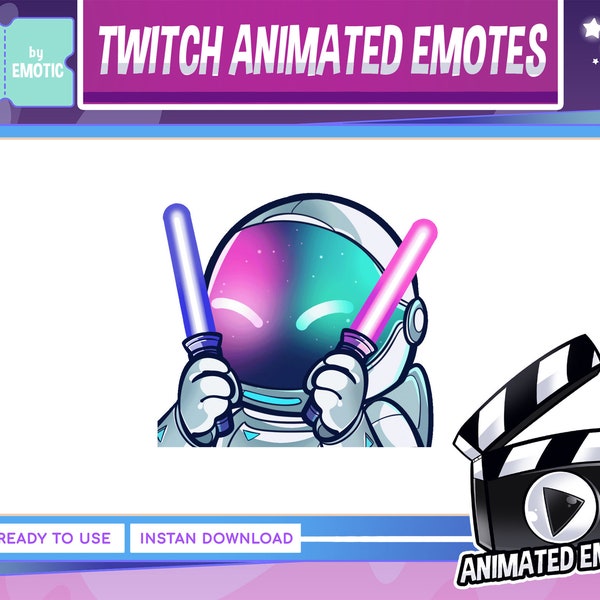 animated emote | astronaut twitch emote | astronaut | spaceman emote | spaceman animated emote | astronaut animated emote | space | stream