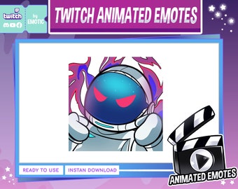 Animated Emote | astronaut emote | astronaut animated emote | rage emote | twitch emote | space man emote | stream and gaming