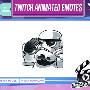 Animated emote | salute emote | GG emote | galaxy wars | space war | space soldier | streaming or discord