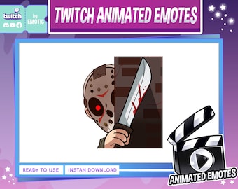 Animated Emote | jason | horror | dbd | dead by daylight | lurk emote | stream and game