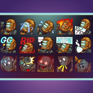 Twitch Dead Space Emotes Inspired | Isaac Clarke Emotes | Dead Space ...