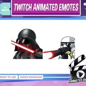 Emoticones animados / Emoticones de soldado espacial / Emoticones de guerra galáctica / Emoticones de sable de luz / Recursos de transmisión