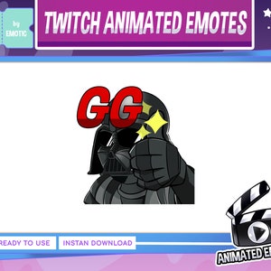 Emote animado / guerra de galaxias / guerra espacial / emote GG animado / transmisión y juegos