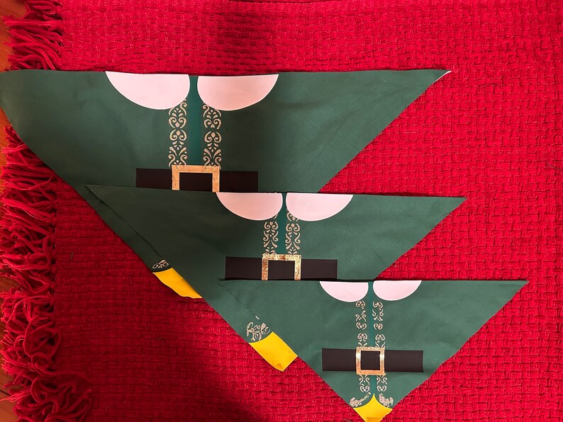 Buddy the Elf Dog Bandana Multiple Sizes Etsy