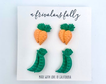 Spring Peas and Carrots Veggie Stud Pack