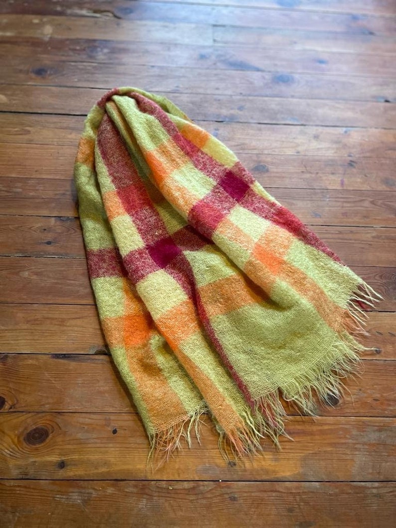 100 Mohair Blanket / Glentana of Scotland Etsy