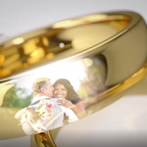 Convey your heartfelt love with a wedding rings video
