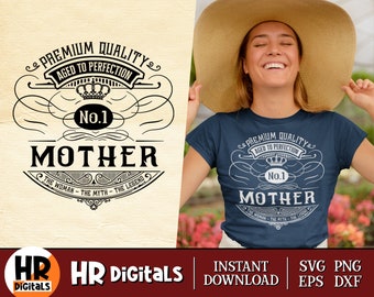 Mother Whiskey Label SVG: Funny Mom Life Design (Digital Files)