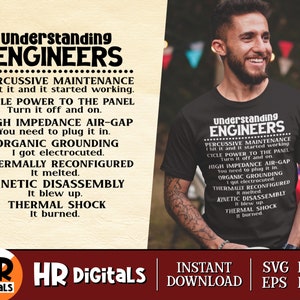 Engineer SVG, Funny Engineer SVG, Engineering Humor, Understanding Engineers, Engineering Student Teacher Gift, Crafts, Cricut, Png Eps Dxf