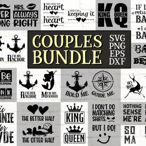 His And Hers SVG Cut Files