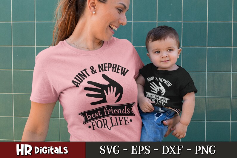 Aunt Uncle Niece Nephew SVG Bundle Best Friends for Life Etsy UK
