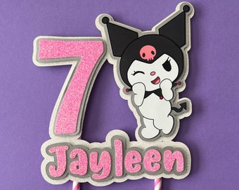 Kawaii Kitty Cake Topper, K-romi Cake topper