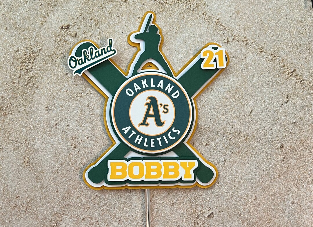 Oakland A's Cake Topper Cake Topper, Personalized Cake Toper, Oakland A