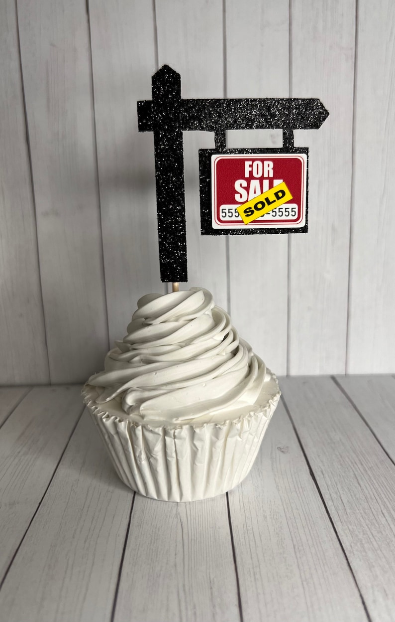 6real Estate Cupcake Toppers Mix and Match Housewarming Etsy