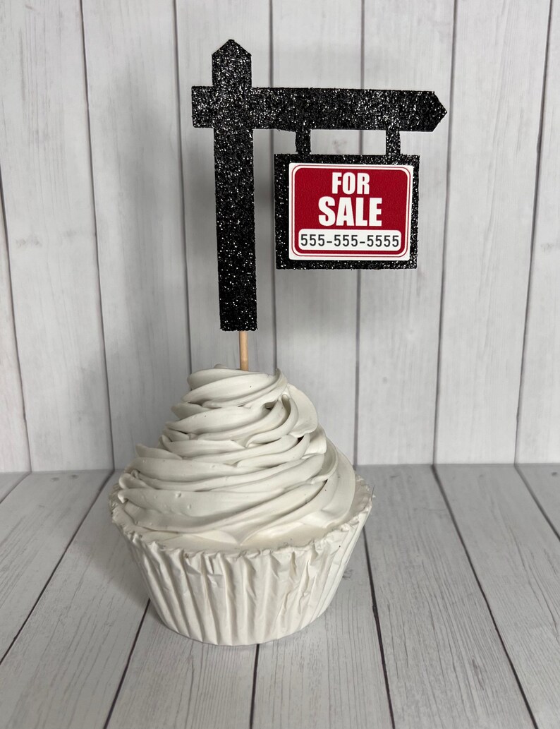 6real Estate Cupcake Toppers Mix and Match Housewarming Etsy