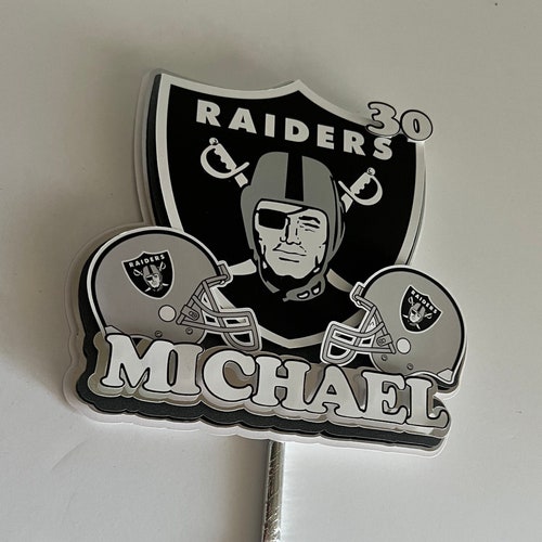 Raider's Cake Topper Raiders Birthday Party Raiders Etsy