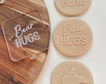 Bear Hugs. Fathers Day / Dads Birthday | Embosser / Debosser.