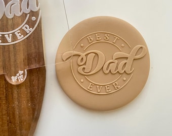 Best Dad Ever | Embosser / Debosser. Dads Birthday / Fathers Day