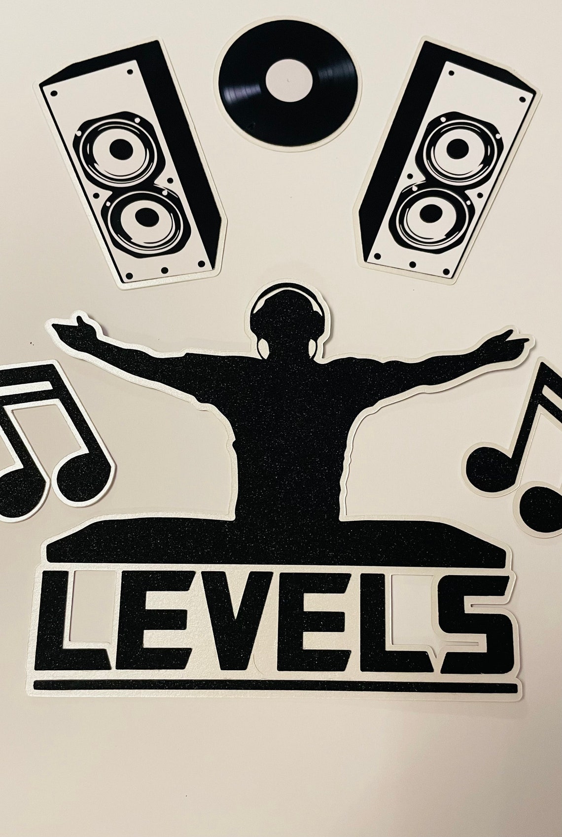 DJ Cake Topper. Music Theme Topper. Available as a Set With - Etsy