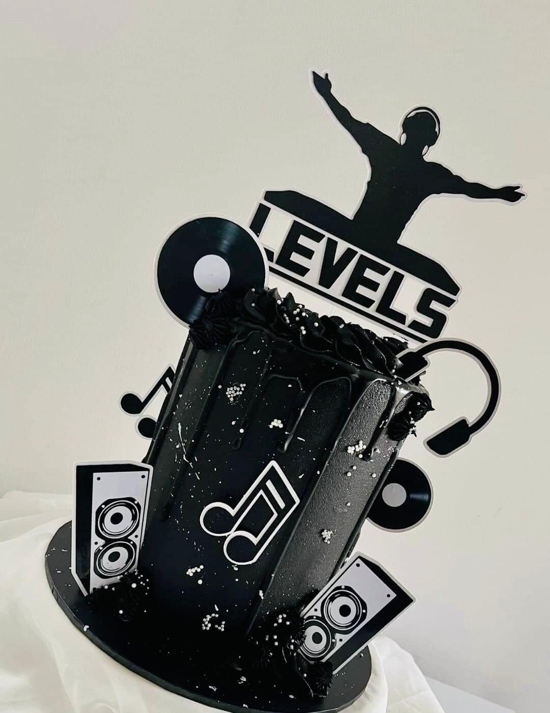 DJ Cake Topper. Music Theme Topper. Available as a Set With - Etsy